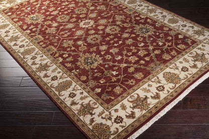Clarkston Traditional Brown/Red Area Rug