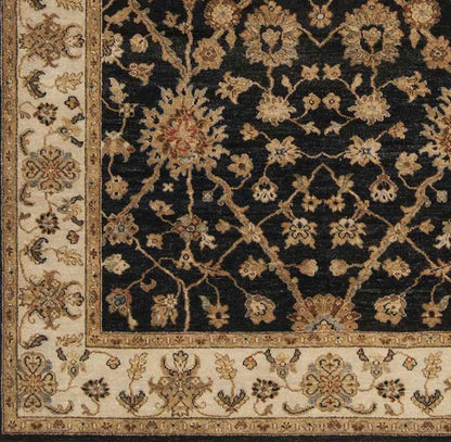 Clarkston Traditional Black Area Rug