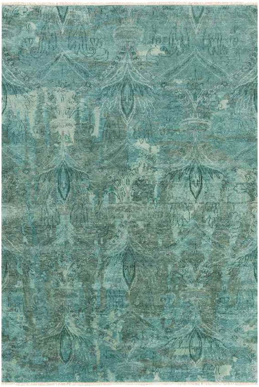 Remi Traditional Aqua Area Rug