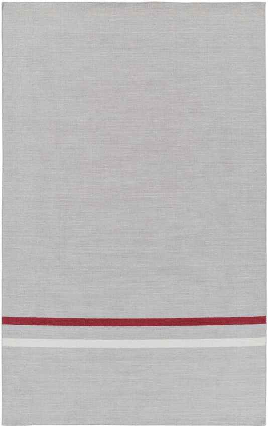 Clewiston Modern Dark Red Area Rug
