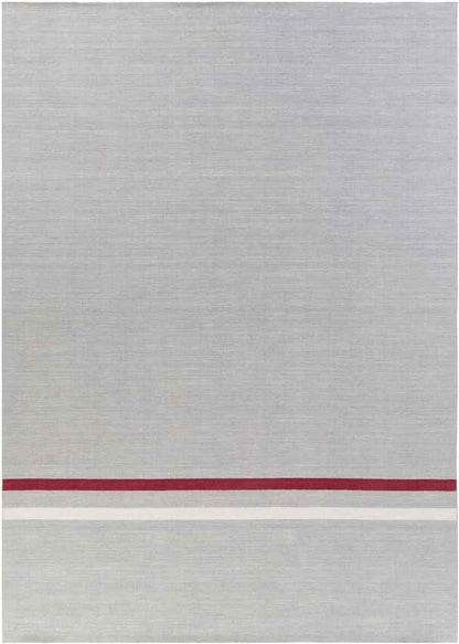 Clewiston Modern Dark Red Area Rug