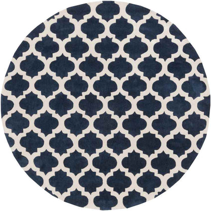 Visvliet Modern Navy Area Rug
