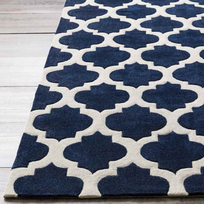 Visvliet Modern Navy Area Rug