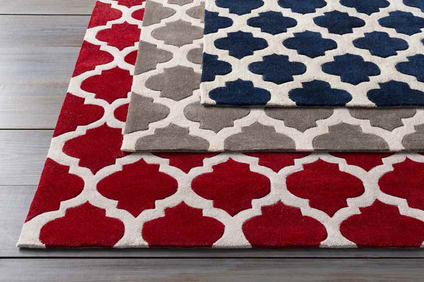 Visvliet Modern Navy Area Rug