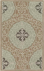 Vosseberg Traditional Gray/Brow Area Rug