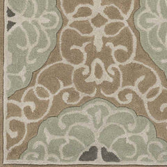 Vosseberg Traditional Gray/Brow Area Rug