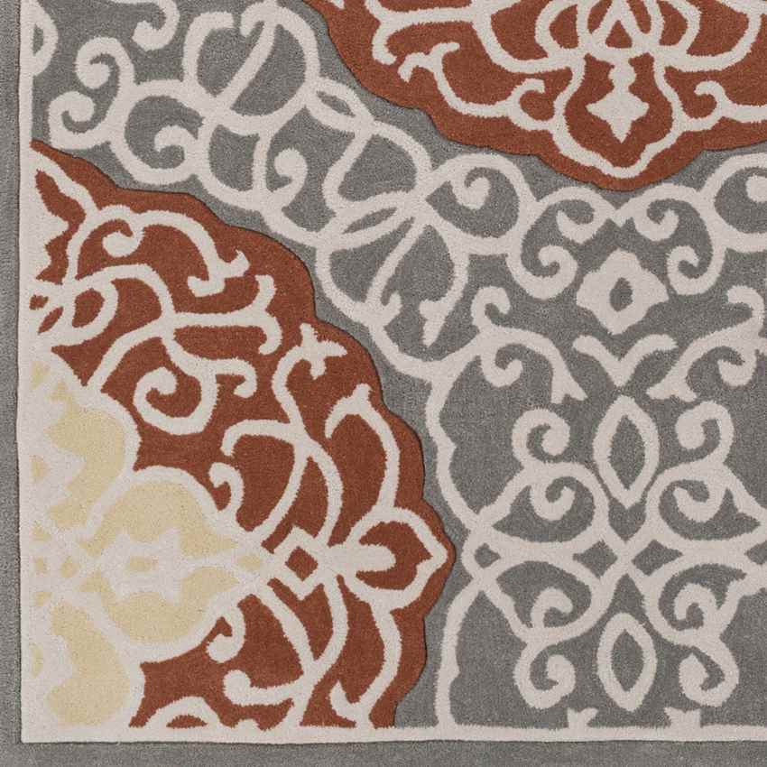 Vosseberg Traditional Camel/Gray Area Rug