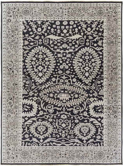 MacGregor Traditional Slate/Light Gray Area Rug