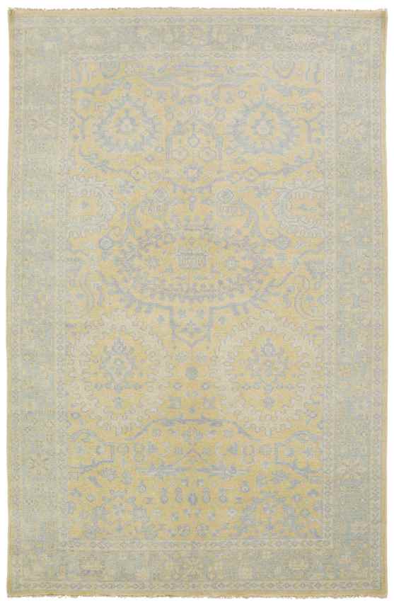 MacGregor Traditional Yellow/Gray Area Rug