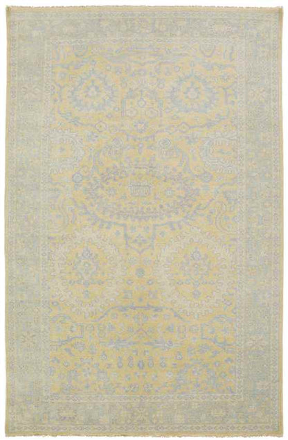 MacGregor Traditional Yellow/Gray Area Rug
