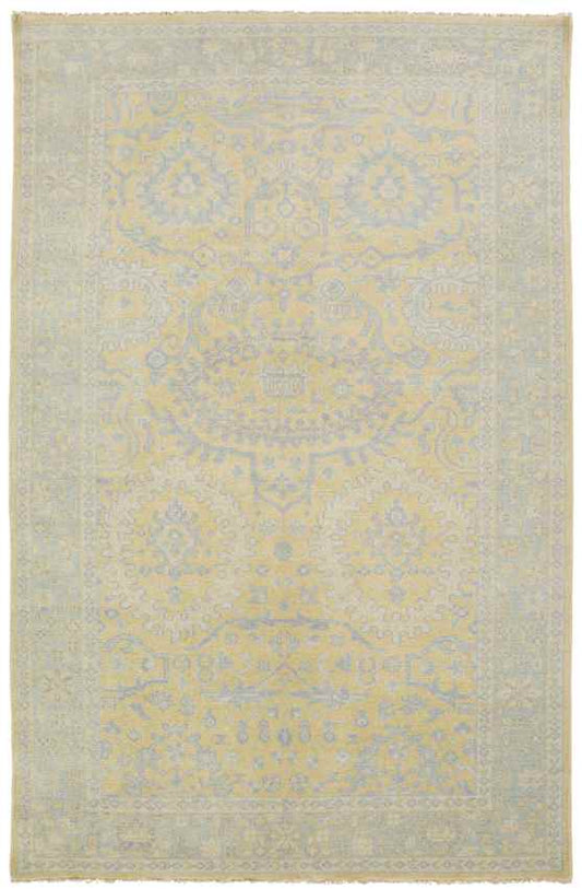 MacGregor Traditional Yellow/Gray Area Rug