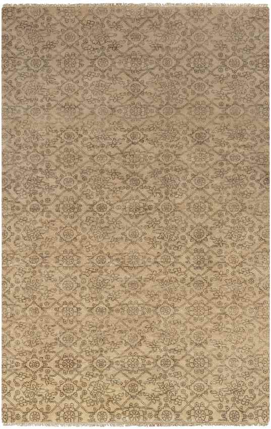 Corning Traditional Black/Ivory/Khaki Area Rug