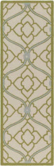 Coy Modern Lime/Beige Area Rug