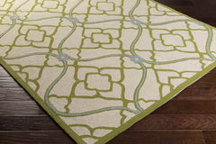 Coy Modern Lime/Beige Area Rug