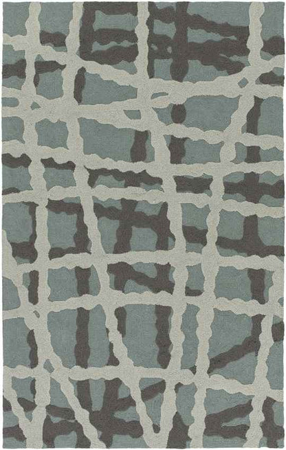 Craig Modern Moss/Light Gray Area Rug