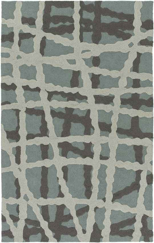 Craig Modern Moss/Light Gray Area Rug