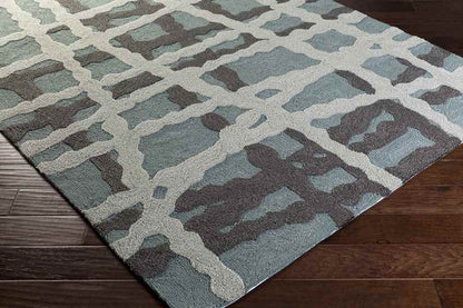 Craig Modern Moss/Light Gray Area Rug
