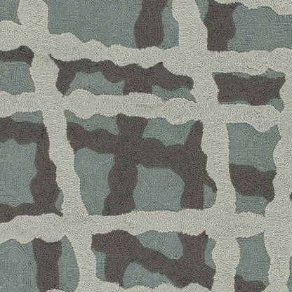 Craig Modern Moss/Light Gray Area Rug