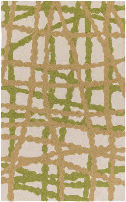 Craig Modern Olive/Camel Area Rug