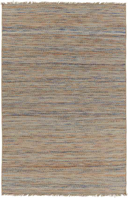 Crawfordsville Global Bright Blue/Sky Blue Area Rug