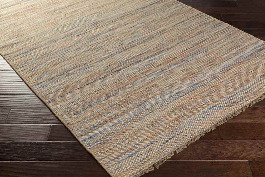 Crawfordsville Global Bright Blue/Sky Blue Area Rug