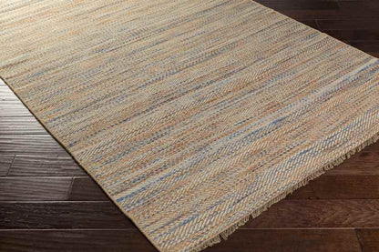 Crawfordsville Global Bright Blue/Sky Blue Area Rug
