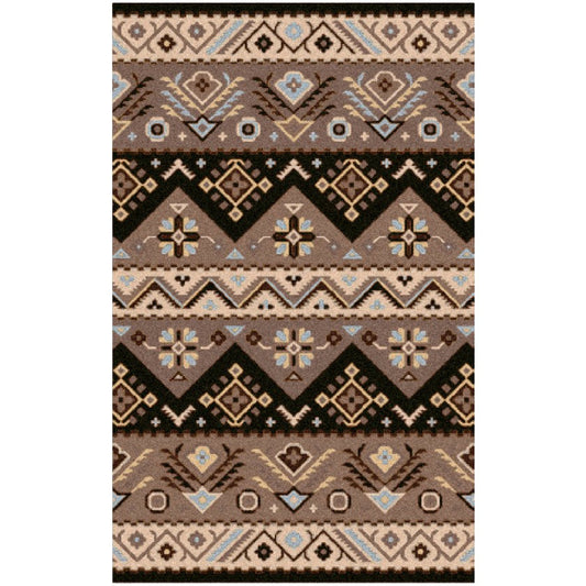 Cuthbert Global Tan/Black Area Rug