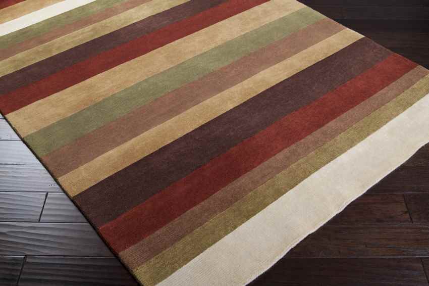 Dacula Modern Yellow/Red Area Rug