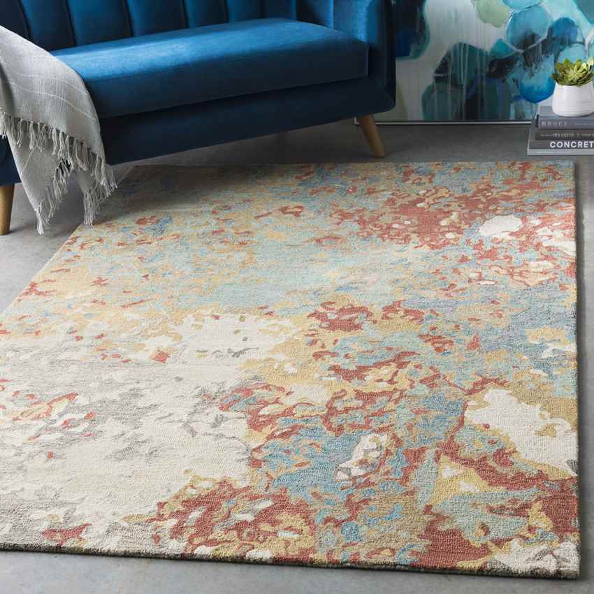 Sumner Modern Rust Area Rug