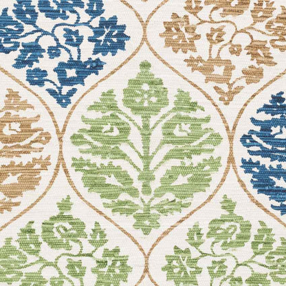 Dermott Cottage Green/Blue/Ivory Area Rug