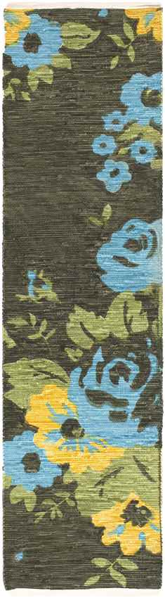 DeSoto Modern Green/Brown/Blue Area Rug