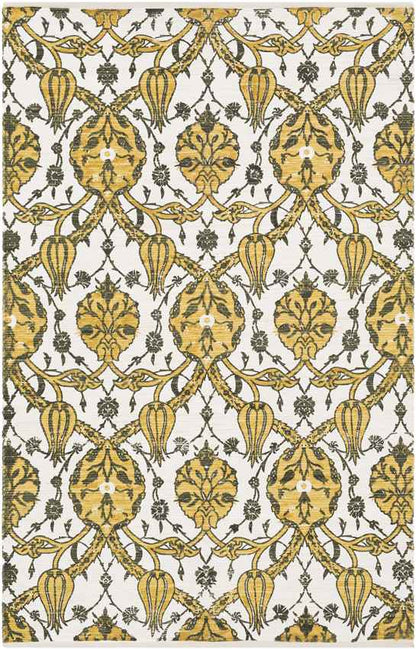 DeWitt Global Yellow/Gray Area Rug