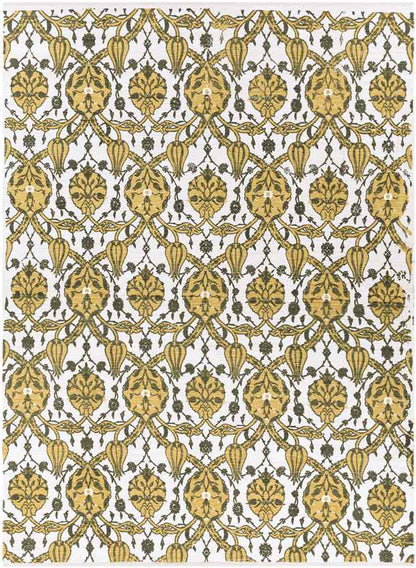 DeWitt Global Yellow/Gray Area Rug
