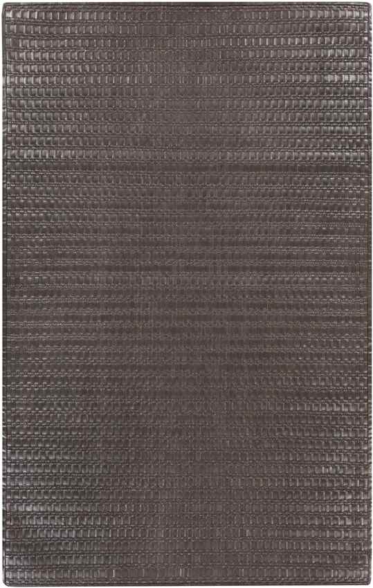 Dodge Modern Dark Brown Area Rug