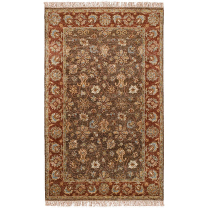 Doral Traditional Gray/Brown Area Rug