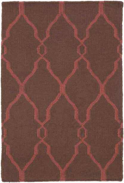 Hendon Modern Brown/Rust Area Rug