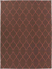 Hendon Modern Brown/Rust Area Rug