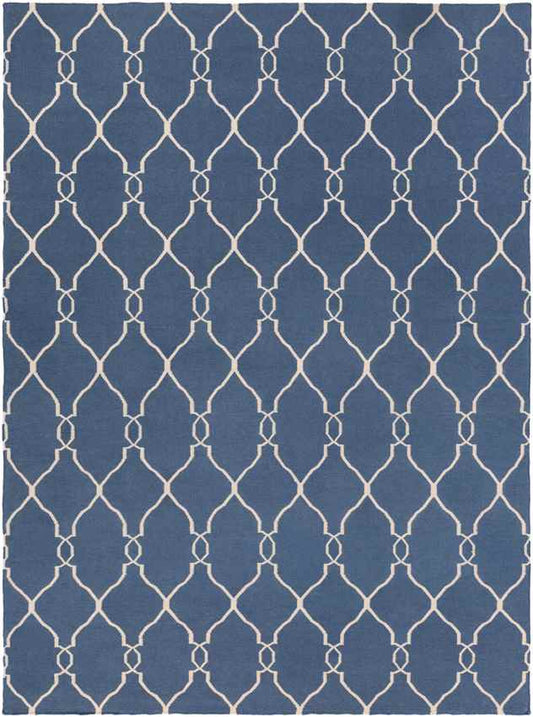 Hendon Modern Blue/Ivory Area Rug