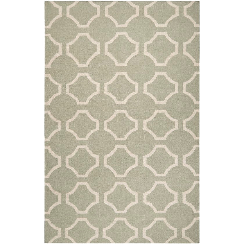 Dunwoody Modern Dark Green Area Rug