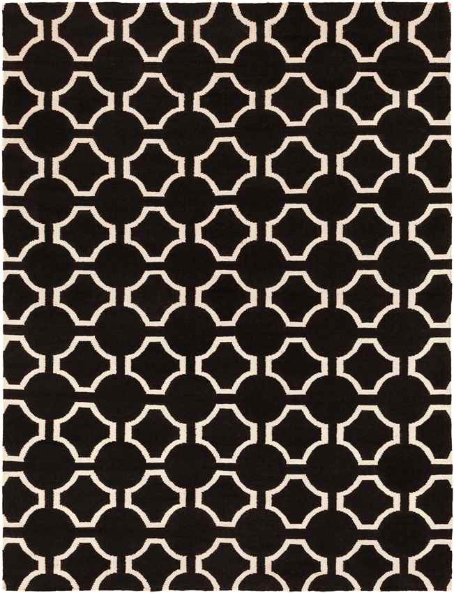 Dunwoody Modern Black Area Rug