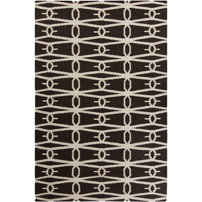 Durango Modern Black/Beige Area Rug