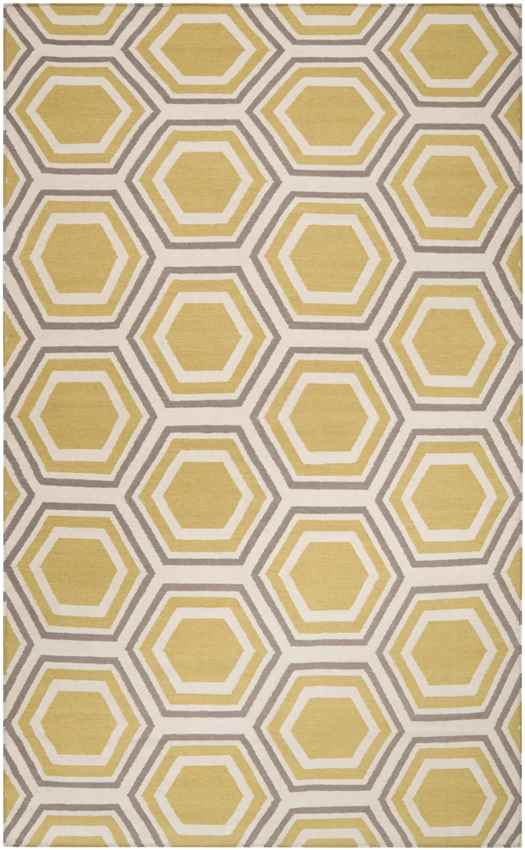 Dutton Modern Yellow Area Rug