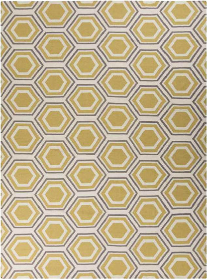 Dutton Modern Yellow Area Rug
