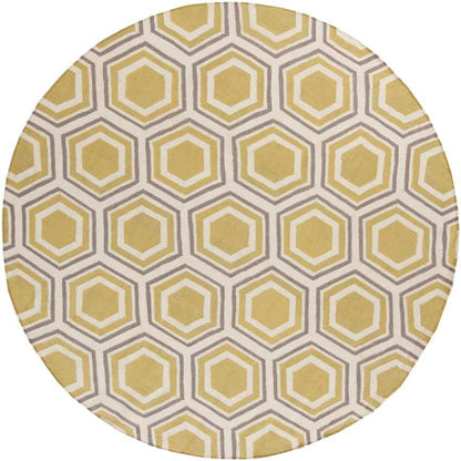 Dutton Modern Yellow Area Rug