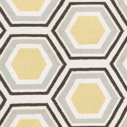 Dutton Modern Beige/Yellow/Black Area Rug