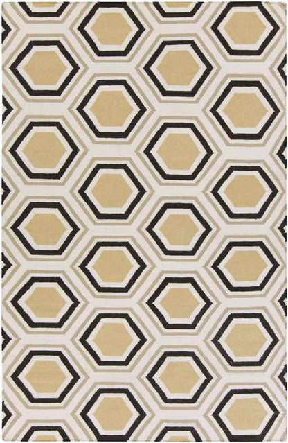 Dutton Modern Chocolate/Beige Area Rug