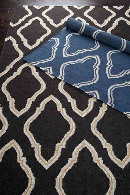 Duval Modern Black Area Rug