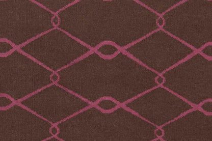 Dunsmuir Modern Dark Brown Area Rug