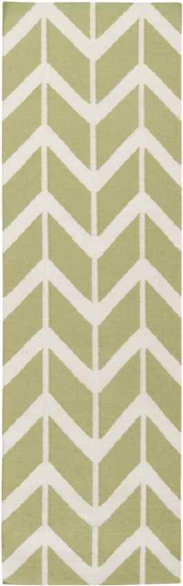 Dyer Modern Sage and White Area Rug