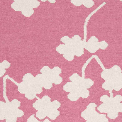 Eads Modern Flamingo Pink Area Rug